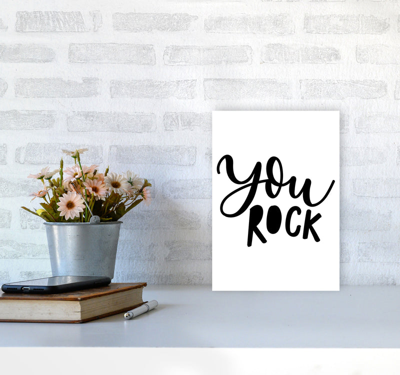 You Rock Modern Print A4 Black Frame