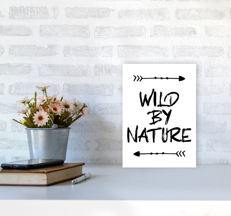 Wild By Nature Modern Print A4 Black Frame