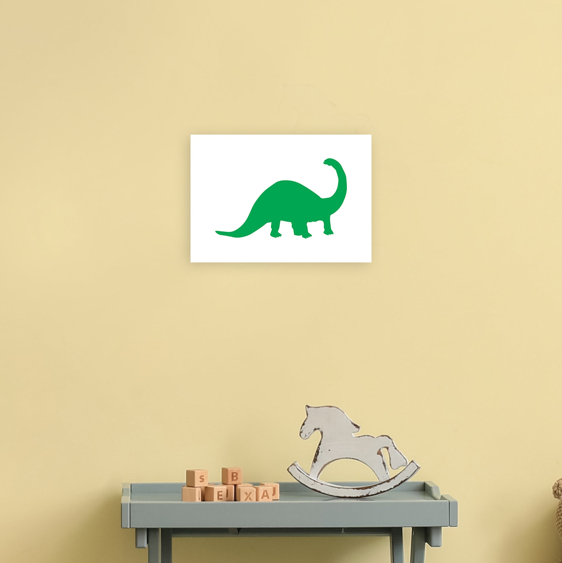 Sauro Green  Art Print by Pixy Paper A4 Black Frame