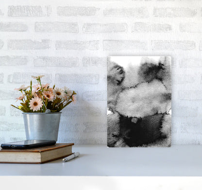 Majestic Monochrome Watercolour 14 Art Print by Pixy Paper A4 Black Frame