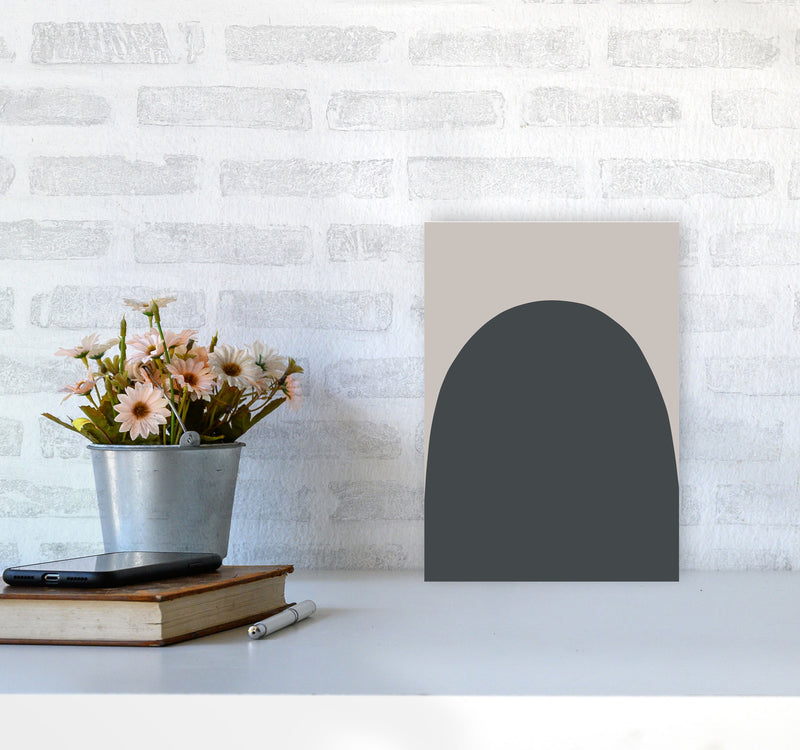 Inspired Off Black and Stone Hill Art Print by Pixy Paper A4 Black Frame