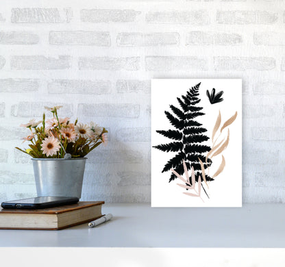 Delicate Floral 07 Art Print by Pixy Paper A4 Black Frame