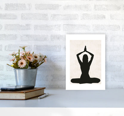 Autumn Olga abstract Art Print by Pixy Paper A4 Black Frame