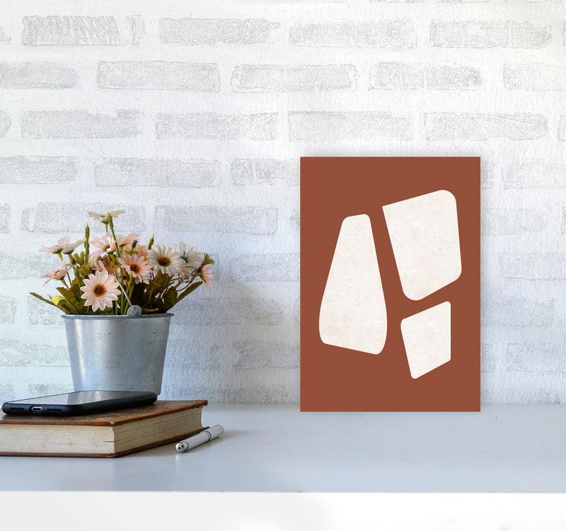 Autumn Luane abstract Art Print by Pixy Paper A4 Black Frame