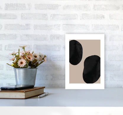 Autumn Alice abstract Art Print by Pixy Paper A4 Black Frame