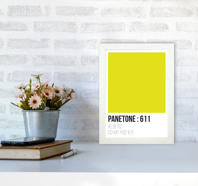 Panetone Colours 611 Modern Print A4 Oak Frame