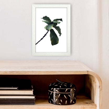 Plant Head Part Two  Art Print by Pixy Paper A4 Oak Frame