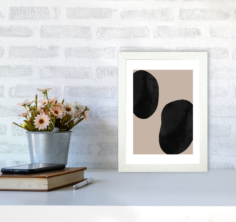 Autumn Alice abstract Art Print by Pixy Paper A4 Oak Frame