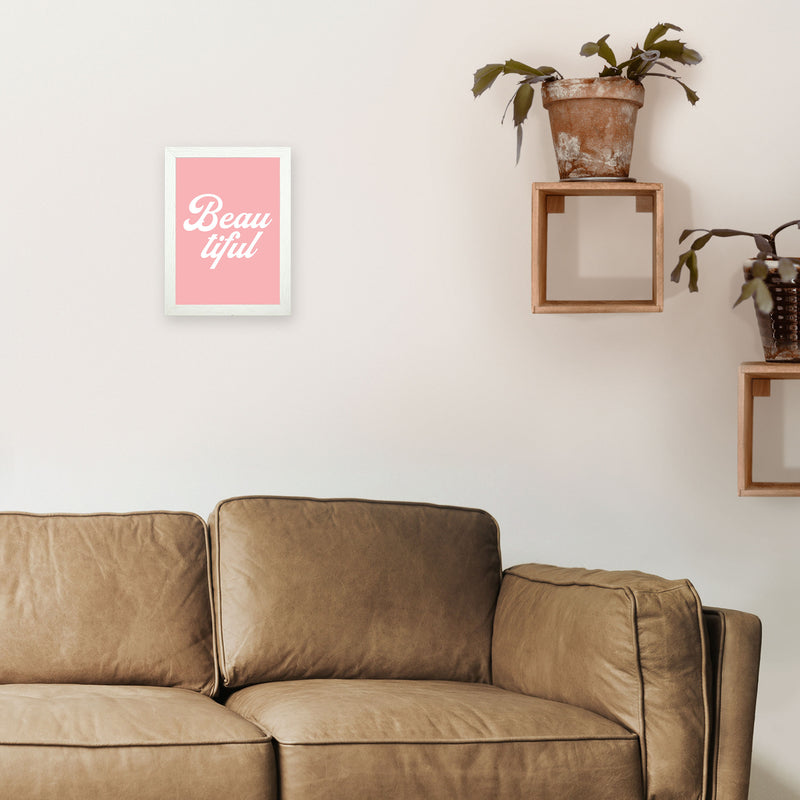Beautiful Art Print by Pixy Paper A4 Oak Frame