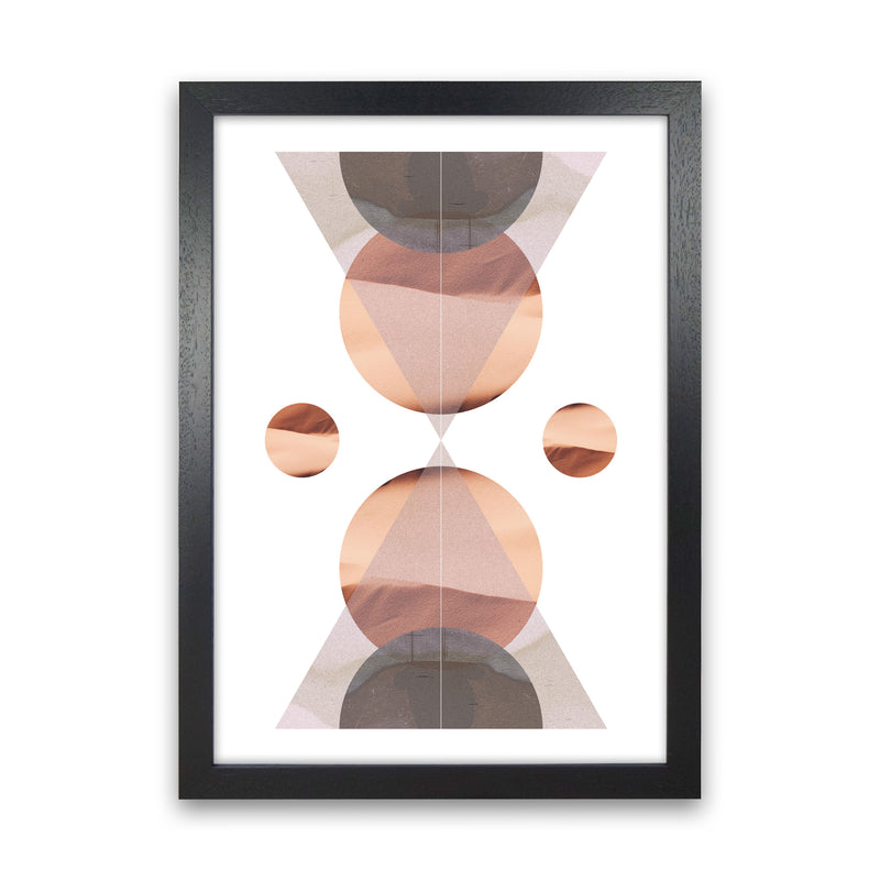 Abstract Sandstorm 1 Modern Print Black Grain