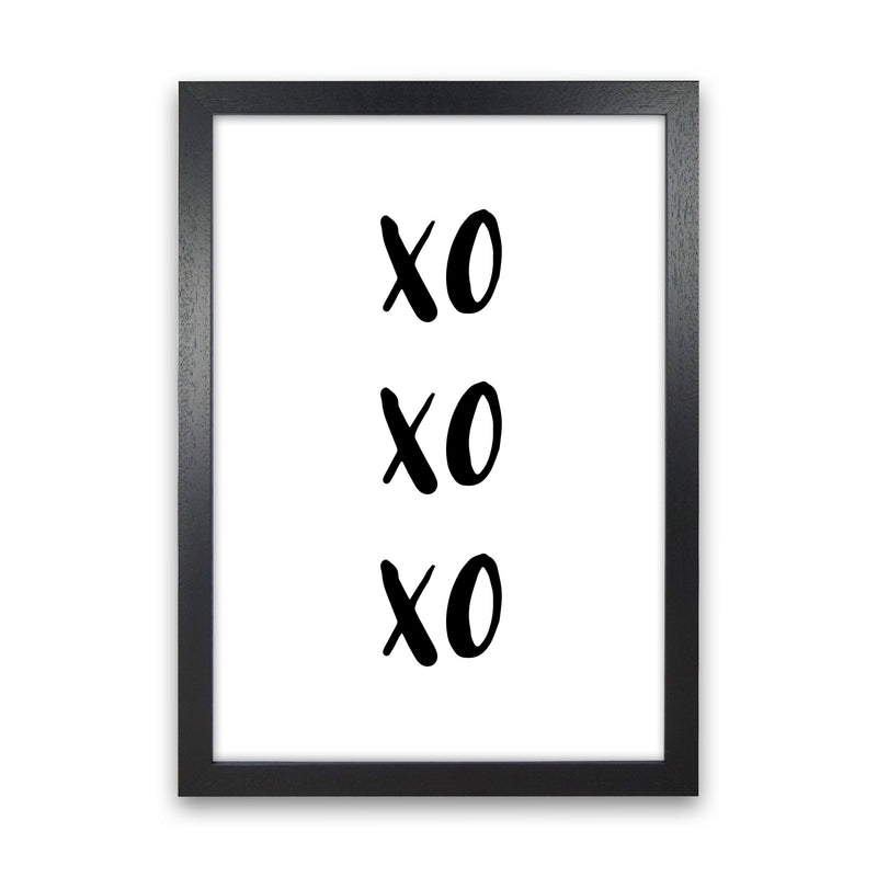 XOXOXO Modern Print Black Grain