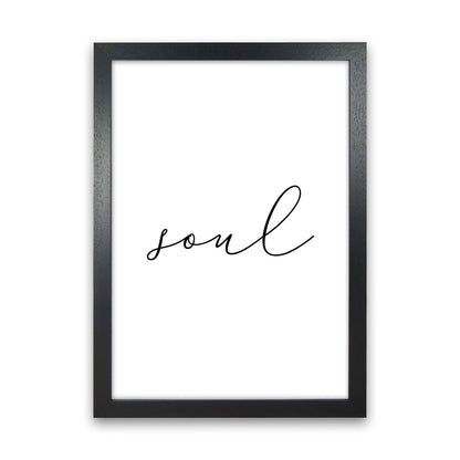 Soul Modern Print Black Grain