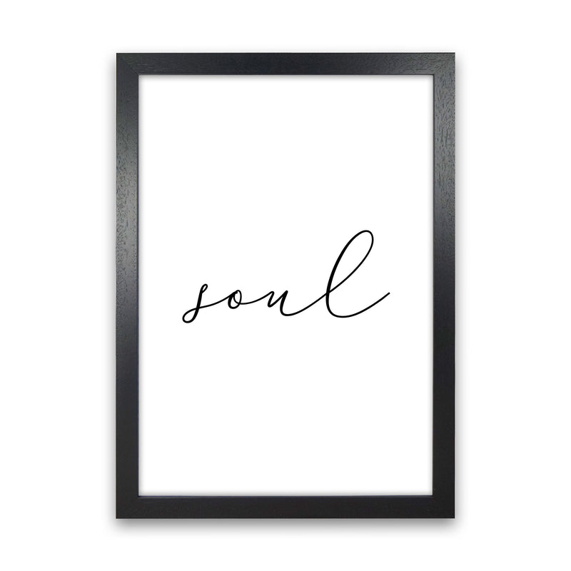 Soul Modern Print Black Grain