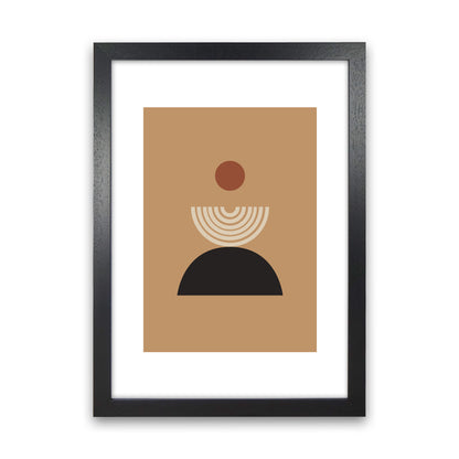 Mica Sand Fountain N19  Art Print by Pixy Paper Black Grain