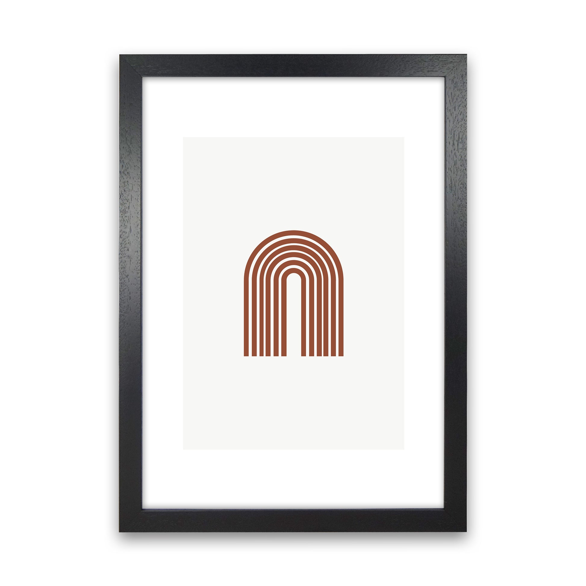 Mica Sand Rainbow N18  Art Print by Pixy Paper Black Grain