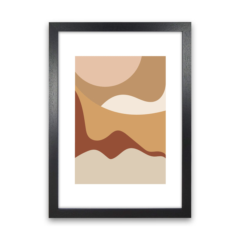 Mica Sand Dunes N25  Art Print by Pixy Paper Black Grain