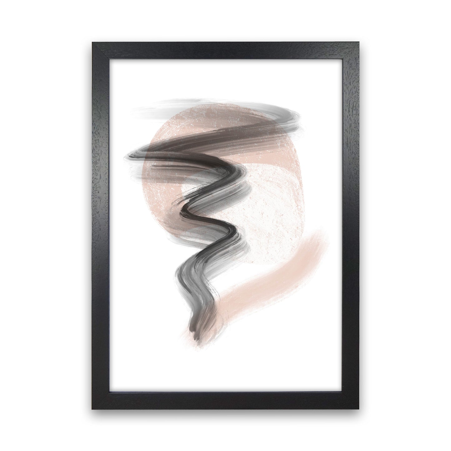 Dalia Chalk Storm  Art Print by Pixy Paper Black Grain