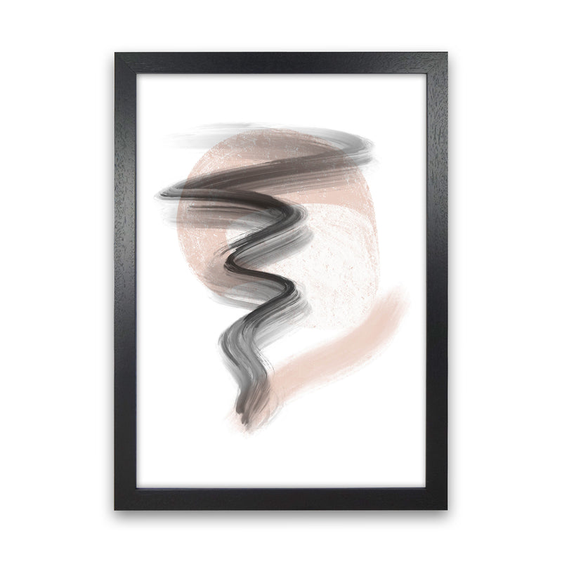 Dalia Chalk Storm  Art Print by Pixy Paper Black Grain