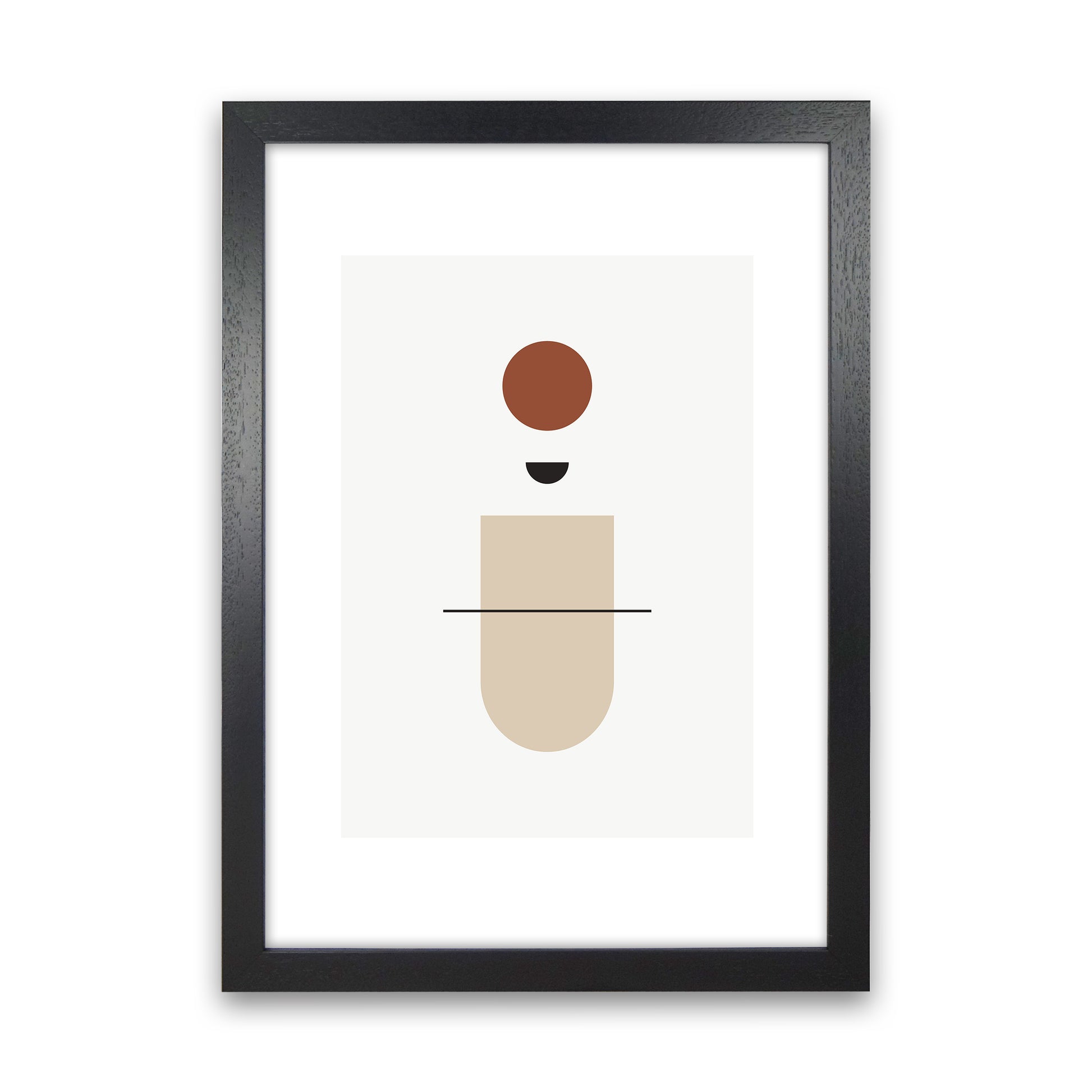 Mica Sand N11  Art Print by Pixy Paper Black Grain