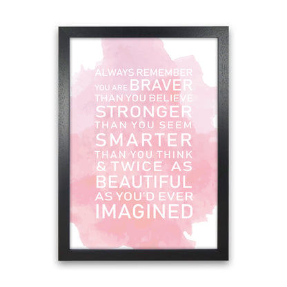 Smarter Than You Think Art Print by Pixy Paper Black Grain