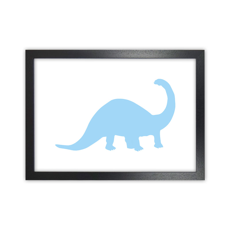 Sauro Light Blue  Art Print by Pixy Paper Black Grain