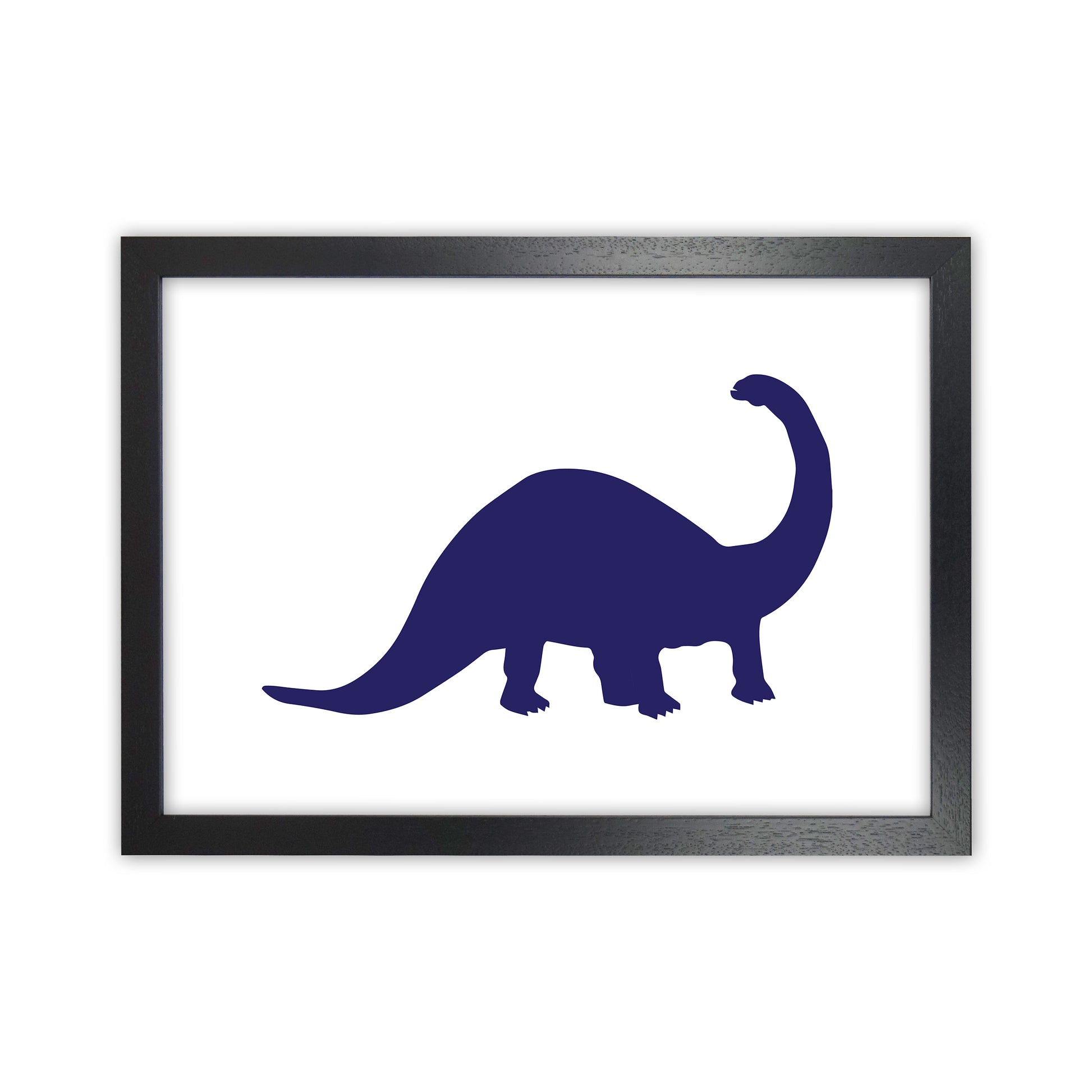 Sauro Navy  Art Print by Pixy Paper Black Grain