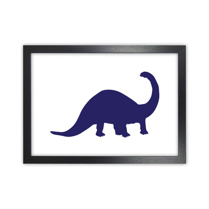 Sauro Navy  Art Print by Pixy Paper Black Grain