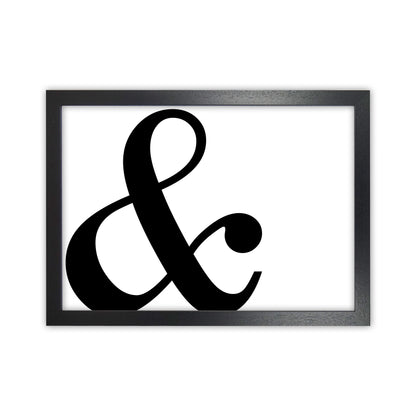& Landscape  Art Print by Pixy Paper Black Grain