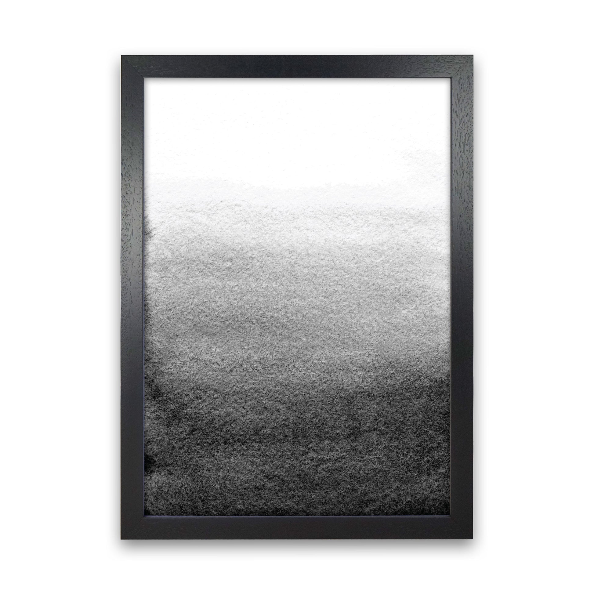 Majestic Monochrome Watercolour 13 Art Print by Pixy Paper Black Grain