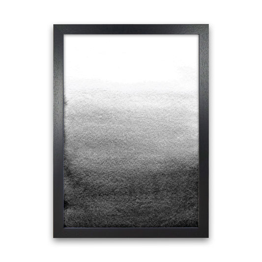 Majestic Monochrome Watercolour 13 Art Print by Pixy Paper Black Grain