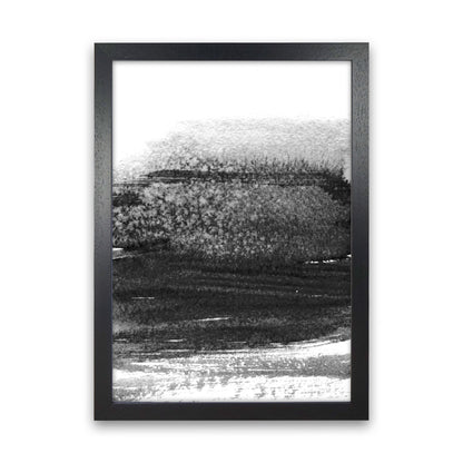 Majestic Monochrome Watercolour 01 Art Print by Pixy Paper Black Grain