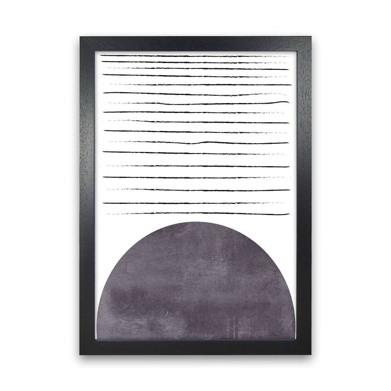 Sun lines pink cotton Art Print by Pixy Paper Black Grain