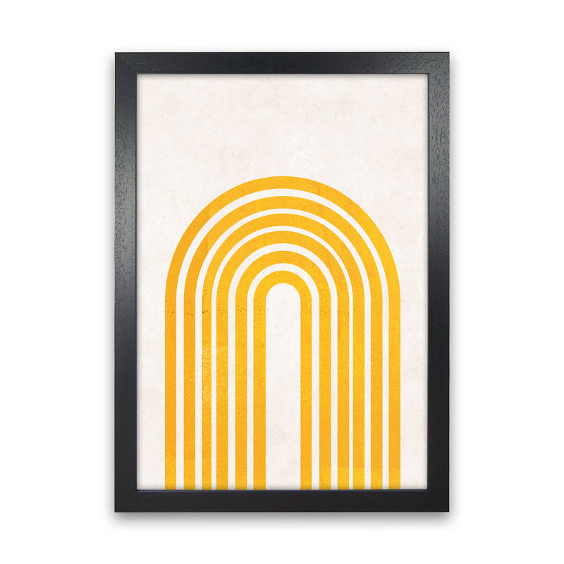 Rainbow mustard Art Print by Pixy Paper Black Grain