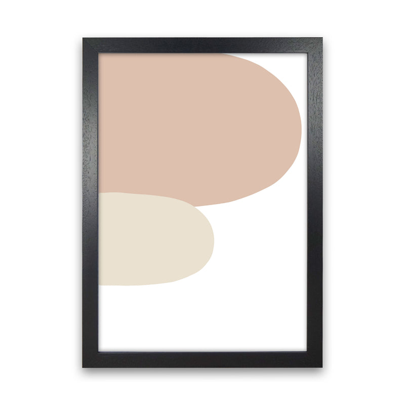 Inspired Side Stones Art Print by Pixy Paper Black Grain