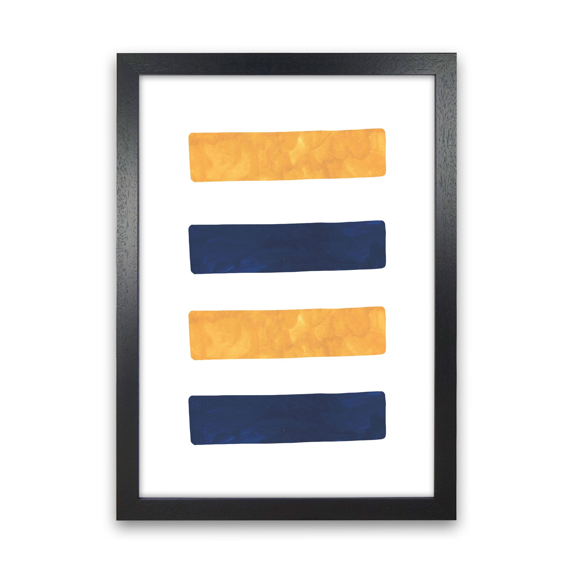 Horizon Abstract Lines  Art Print by Pixy Paper Black Grain