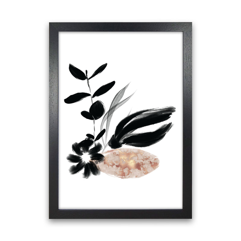 Delicate Floral 03 Art Print by Pixy Paper Black Grain
