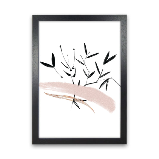 Delicate Floral 06 Art Print by Pixy Paper Black Grain