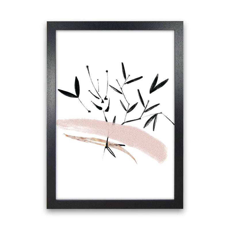 Delicate Floral 06 Art Print by Pixy Paper Black Grain