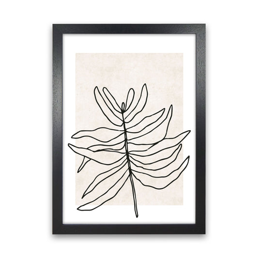 Autumn Wispa abstract Art Print by Pixy Paper Black Grain