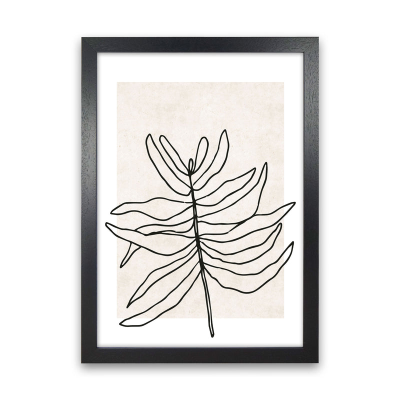 Autumn Wispa abstract Art Print by Pixy Paper Black Grain