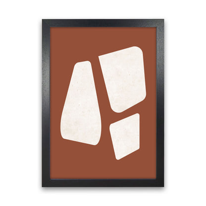 Autumn Luane abstract Art Print by Pixy Paper Black Grain