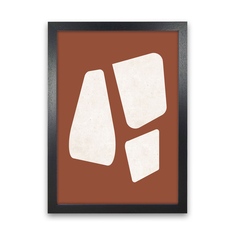 Autumn Luane abstract Art Print by Pixy Paper Black Grain