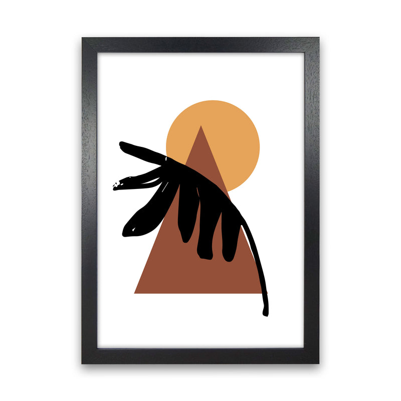 Autumn Siesta abstract Art Print by Pixy Paper Black Grain