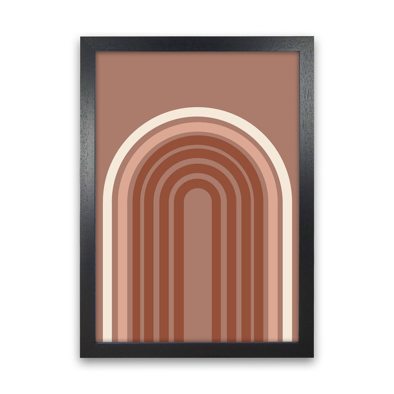 Autumn Aubrey abstract Art Print by Pixy Paper Black Grain