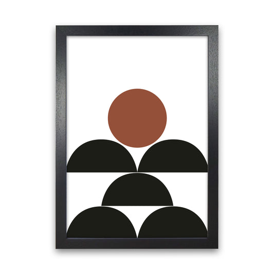 Autumn Jessica abstract Art Print by Pixy Paper Black Grain