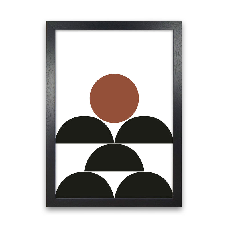 Autumn Jessica abstract Art Print by Pixy Paper Black Grain