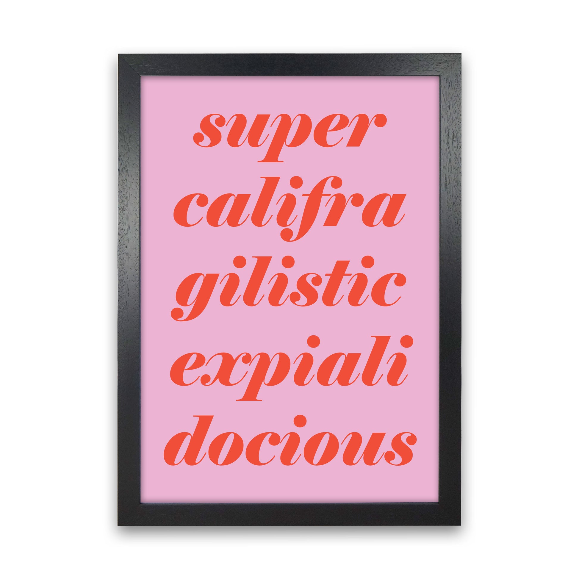Mary Poppins Art Print by Pixy Paper Black Grain