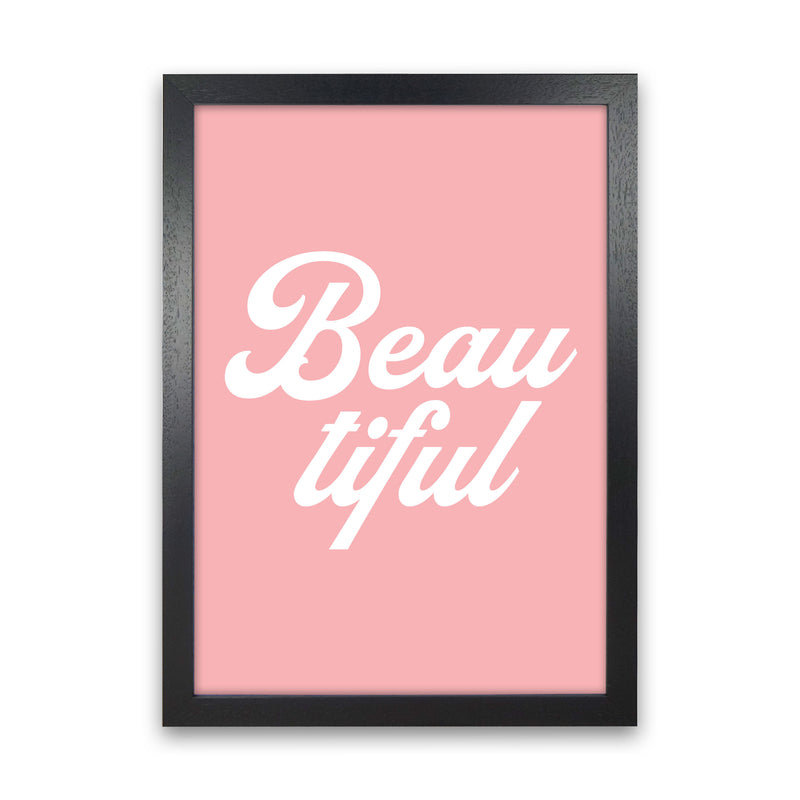 Beautiful Art Print by Pixy Paper Black Grain