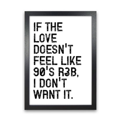 If The Love Art Print by Pixy Paper Black Grain