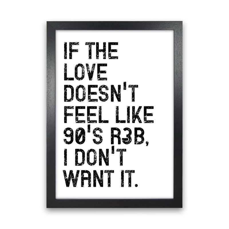 If The Love Art Print by Pixy Paper Black Grain
